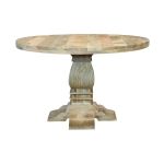 ZAFFIRO - tavolo rotondo in legno massiccio