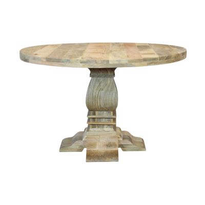 ZAFFIRO - tavolo rotondo in legno massiccio