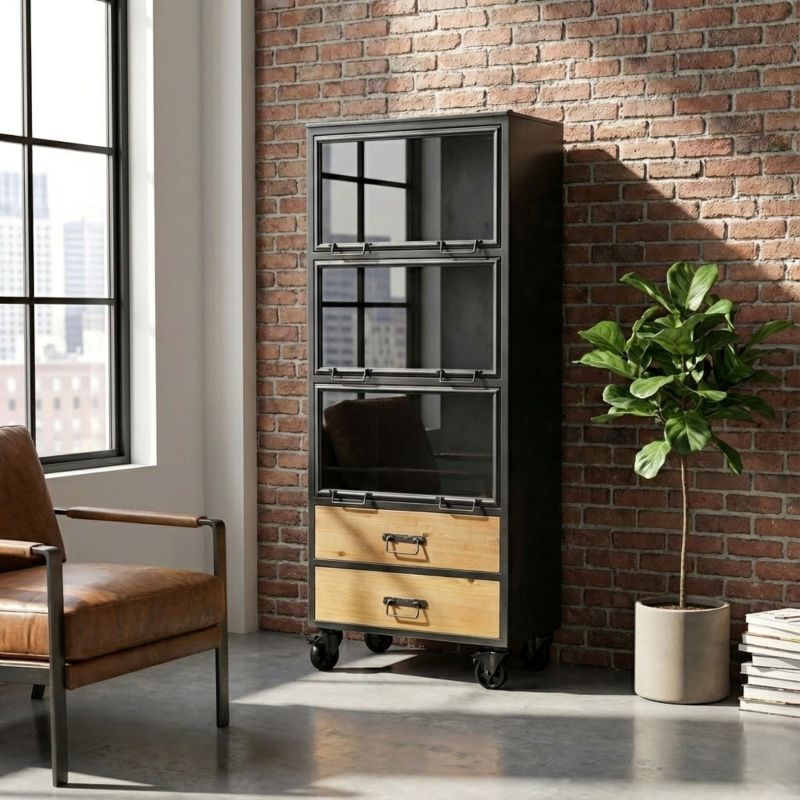 JULIVUS - mobile moderno stile industrial