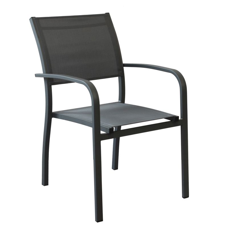 TORRES - poltrona con struttura in alluminio verniciato bianco, antracite, taupe o tortora