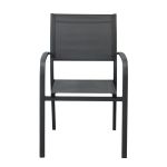 TORRES - poltrona con struttura in alluminio verniciato bianco, antracite, taupe o tortora