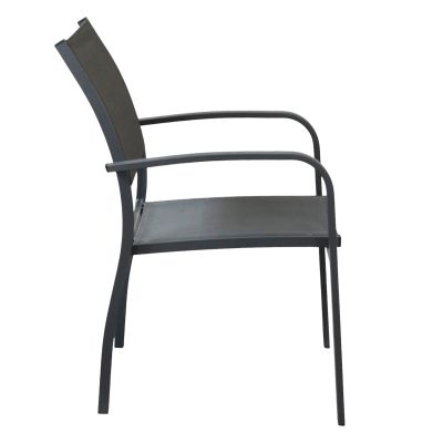 TORRES - poltrona con struttura in alluminio verniciato bianco, antracite, taupe o tortora