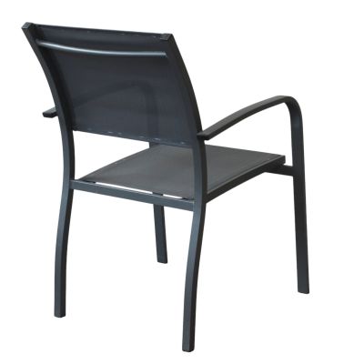 TORRES - poltrona con struttura in alluminio verniciato bianco, antracite, taupe o tortora