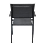 TORRES - poltrona con struttura in alluminio verniciato bianco, antracite, taupe o tortora