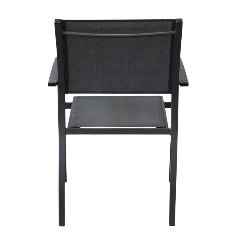 TORRES - poltrona con struttura in alluminio verniciato bianco, antracite, taupe o tortora