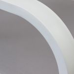 TORRES - poltrona con struttura in alluminio verniciato bianco, antracite, taupe o tortora