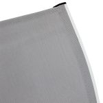 TORRES - poltrona con struttura in alluminio verniciato bianco, antracite, taupe o tortora