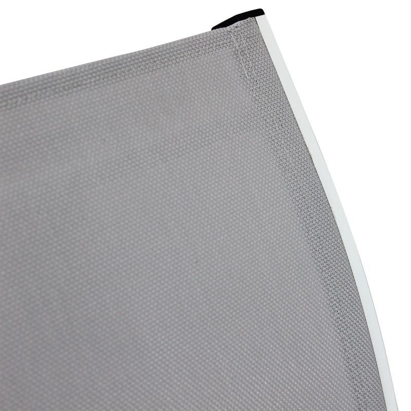 TORRES - poltrona con struttura in alluminio verniciato bianco, antracite, taupe o tortora