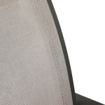 TORRES - poltrona con struttura in alluminio verniciato bianco, antracite, taupe o tortora