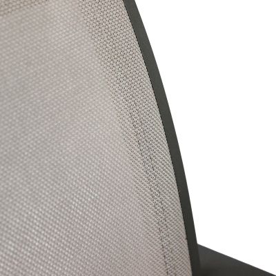 TORRES - poltrona con struttura in alluminio verniciato bianco, antracite, taupe o tortora