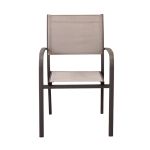 TORRES - poltrona con struttura in alluminio verniciato bianco, antracite, taupe o tortora