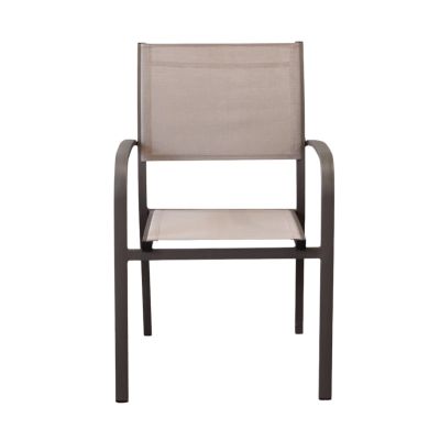 TORRES - poltrona con struttura in alluminio verniciato bianco, antracite, taupe o tortora