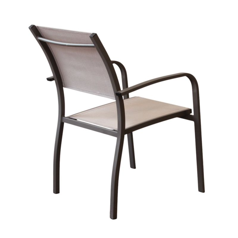 TORRES - poltrona con struttura in alluminio verniciato bianco, antracite, taupe o tortora