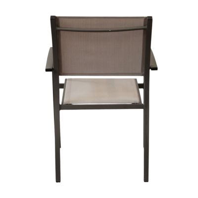 TORRES - poltrona con struttura in alluminio verniciato bianco, antracite, taupe o tortora