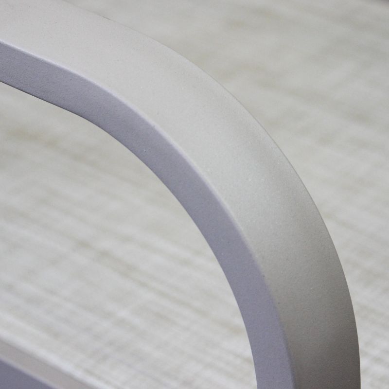 TORRES - poltrona con struttura in alluminio verniciato bianco, antracite, taupe o tortora