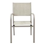 TORRES - poltrona con struttura in alluminio verniciato bianco, antracite, taupe o tortora