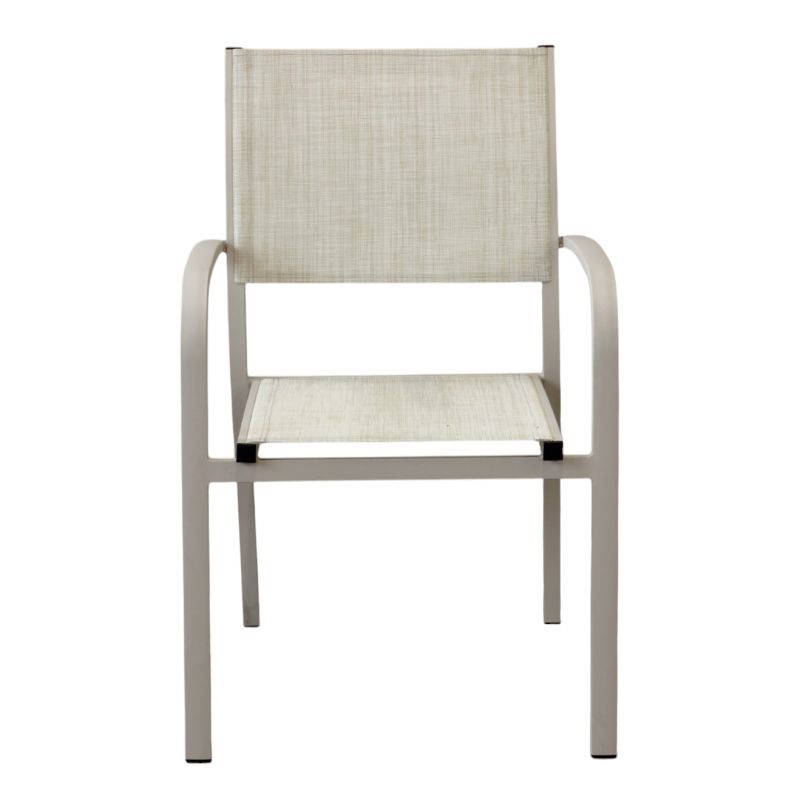 TORRES - poltrona con struttura in alluminio verniciato bianco, antracite, taupe o tortora