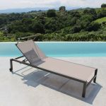 MARCUS - lettino in alluminio con tettuccio