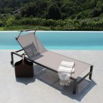 MARCUS - lettino in alluminio con tettuccio