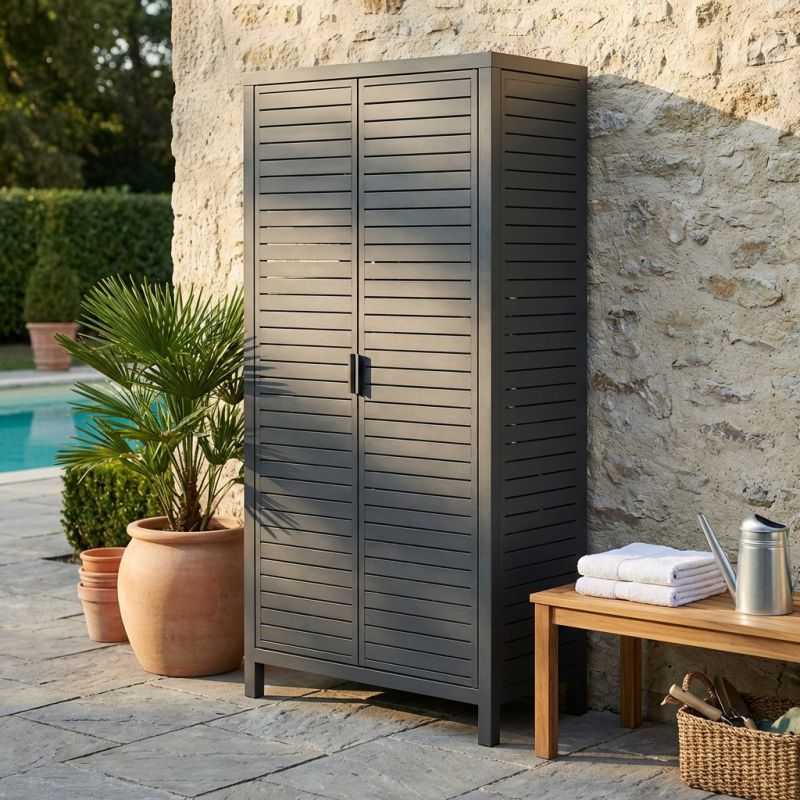 ERDE - armadio da giardino in alluminio