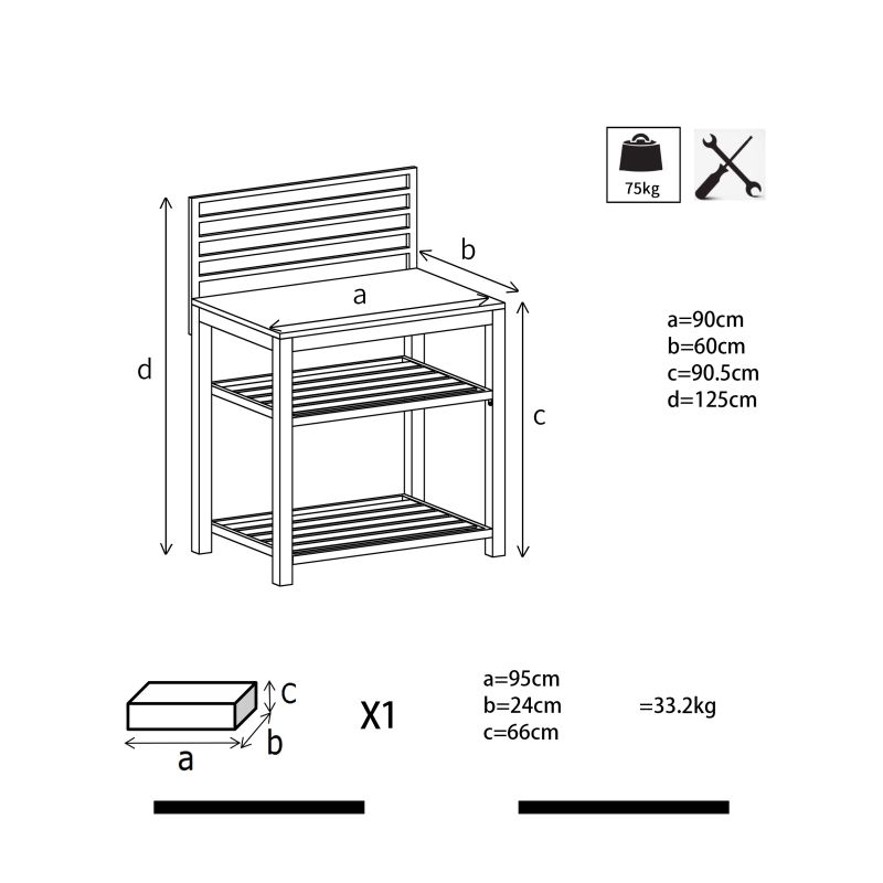 JUNO - modulo per cucina in alluminio