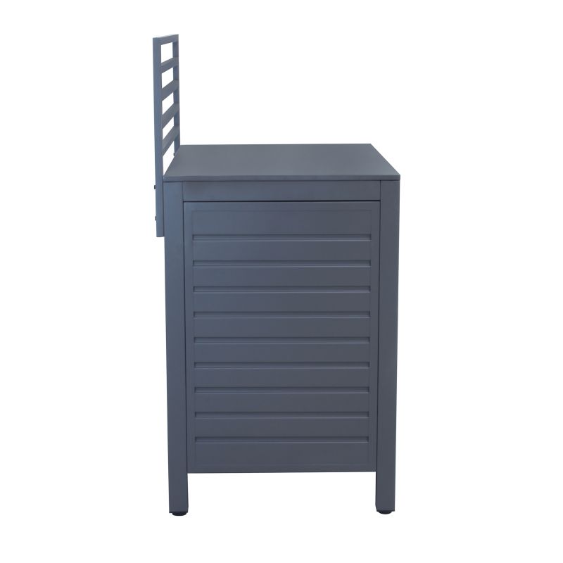 JUNO - modulo con armadietto per cucina da esterno in alluminio