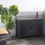 JUNO - modulo con lavello per cucina da esterno in alluminio