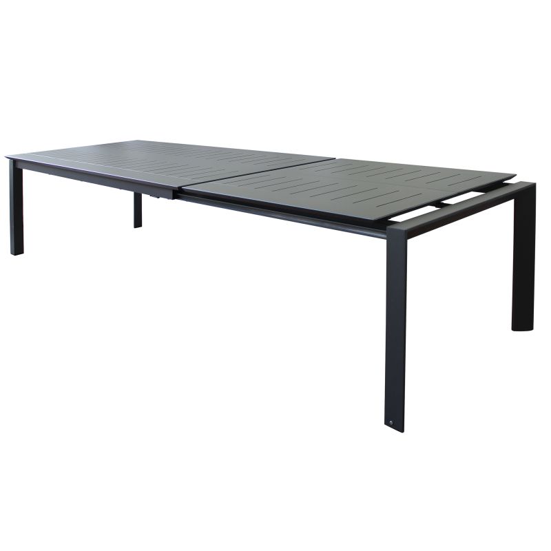 KIRK - tavolo da giardino in alluminio allungabile 200/300 x 110 cm