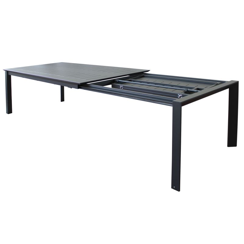 KIRK - tavolo da giardino in alluminio allungabile 200/300 x 110 cm