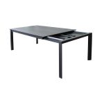 KIRK - tavolo da giardino in alluminio allungabile 200/300 x 110 cm