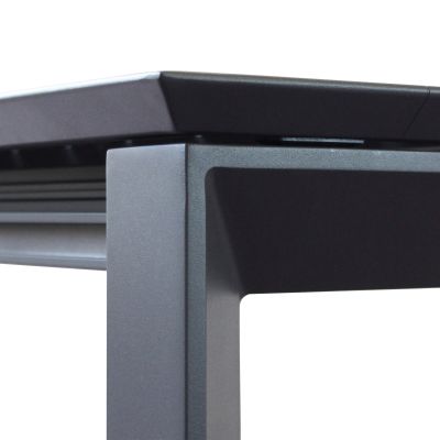 KIRK - tavolo da giardino in alluminio allungabile 200/300 x 110 cm