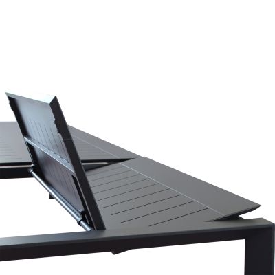 KIRK - tavolo da giardino in alluminio allungabile 200/300 x 110 cm