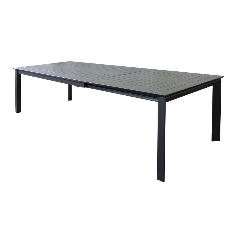 KIRK - tavolo da giardino in alluminio allungabile 200/300 x 110 cm