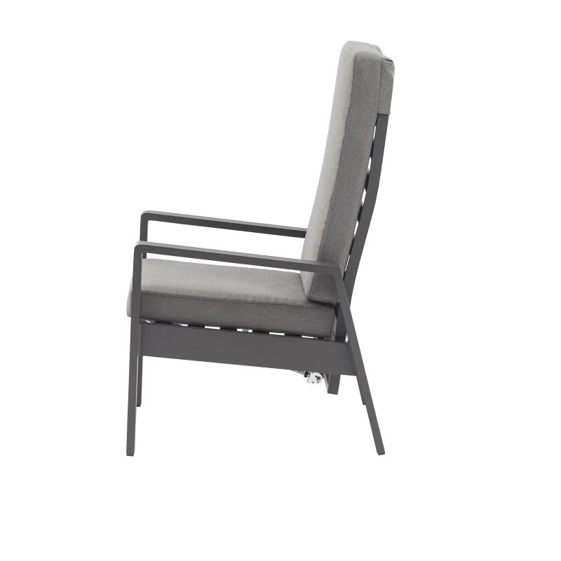 COMF - poltrona reclinabile in alluminio