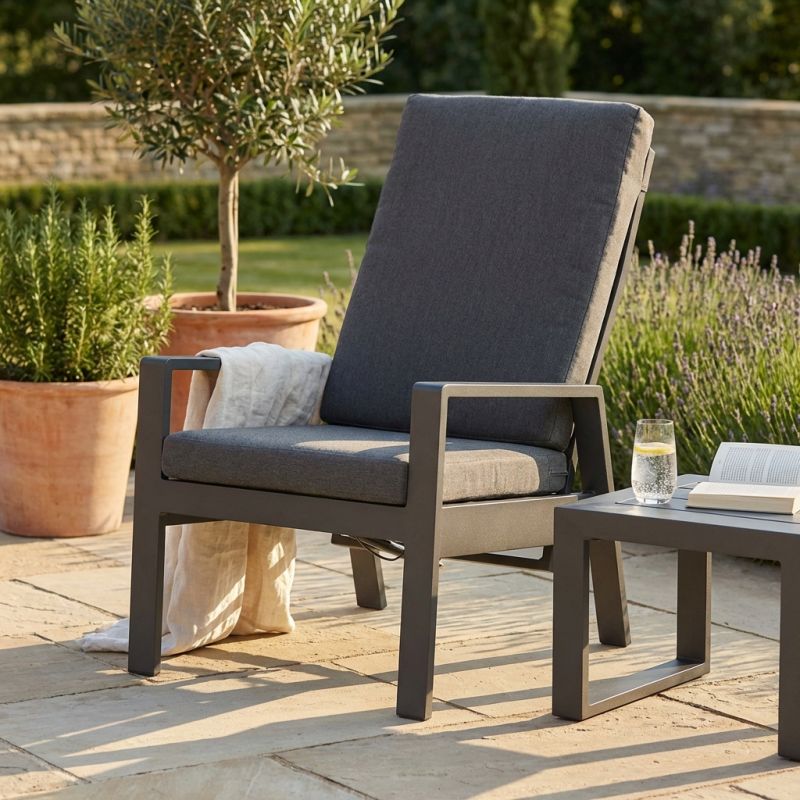 COMF - poltrona reclinabile in alluminio