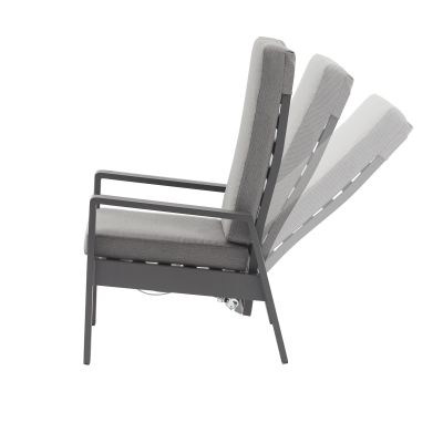 COMF - poltrona reclinabile in alluminio