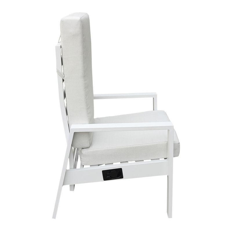 COMF - poltrona reclinabile in alluminio