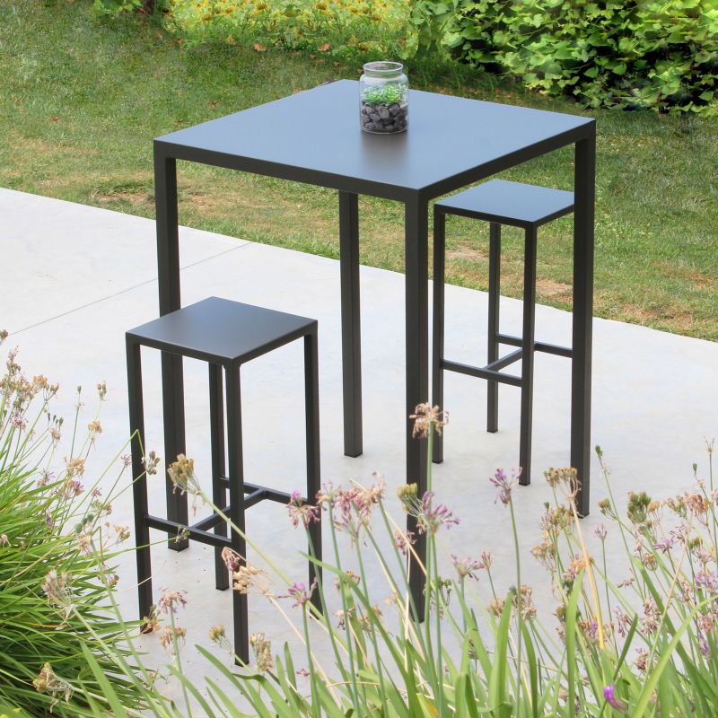 ATLA - sgabello in metallo alto