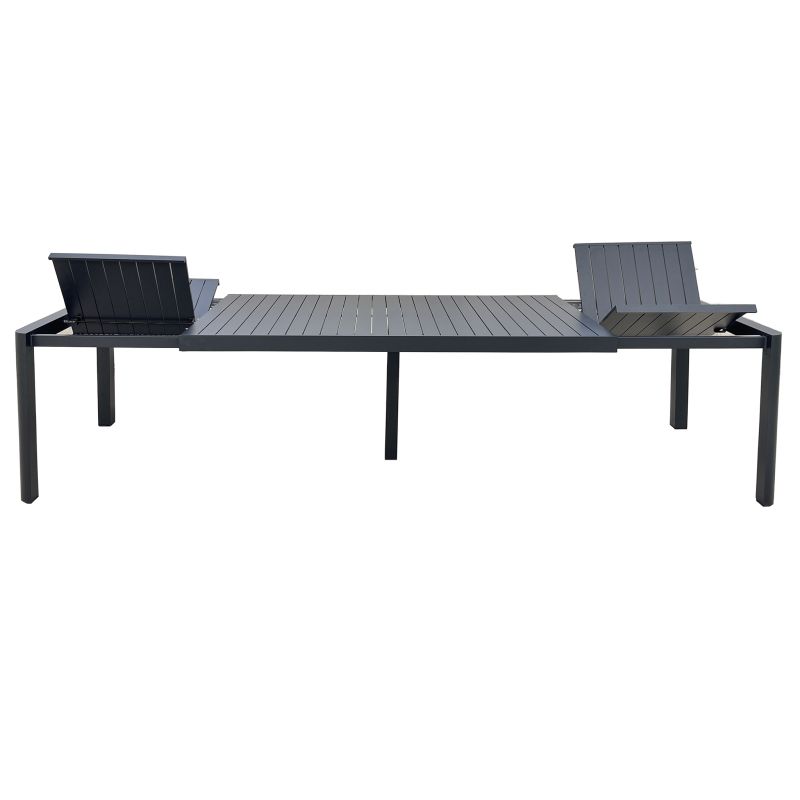 TONY - tavolo da giardino in alluminio allungabile 200/260/320 x 100 cm
