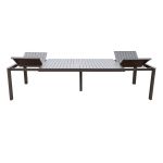 TONY - tavolo da giardino in alluminio allungabile 200/260/320 x 100 cm