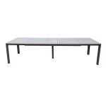 TONY - tavolo da giardino in alluminio allungabile 200/260/320 x 100 cm