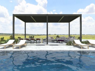 TWIGGER - pergola bioclimatica 5,8 x 3