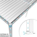 TWIGGER - pergola bioclimatica 7,8 x 4