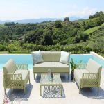 ASH - coppia di braccioli per salotto modulare
