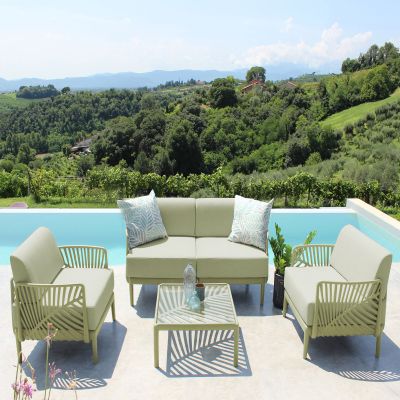 ASH - coppia di braccioli per salotto modulare