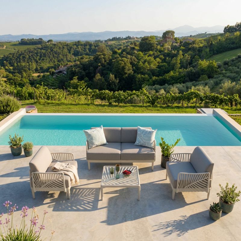 ASH - schienale per salotto componibile