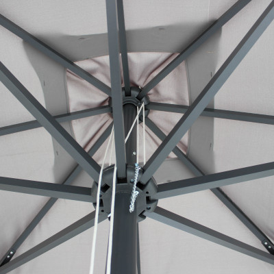 NICOLAUS - ombrellone in alluminio 3 x 3 m