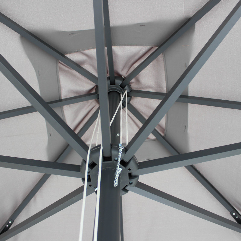 NICOLAUS - ombrellone in alluminio 3 x 3 m