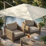 Telo per ombrellone NICOLAUS 3 x 4 m