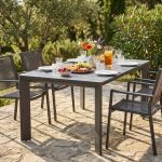 BRIDGE - tavolo da giardino in alluminio 200x100